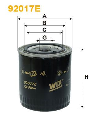WIX FILTERS hidraulinis filtras, automatinė transmisija 92017E